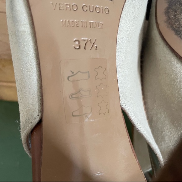 Dolce & Gabbana Pointy Toe Slingbacks w Bowtie Vamps in Cream Suede *Italy* - Picture 7 of 11